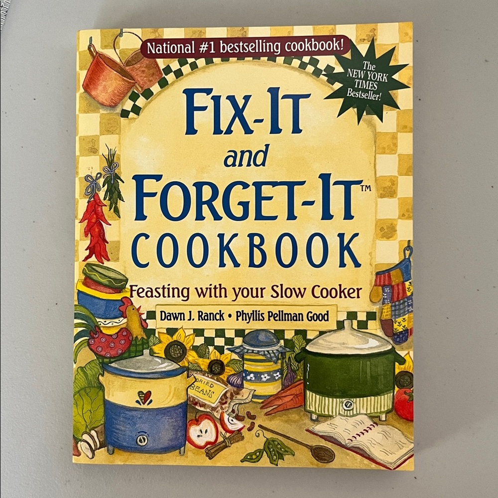 Vintage 2000 Fix-It and Forget-It Paperback Cookbook - New, Unused